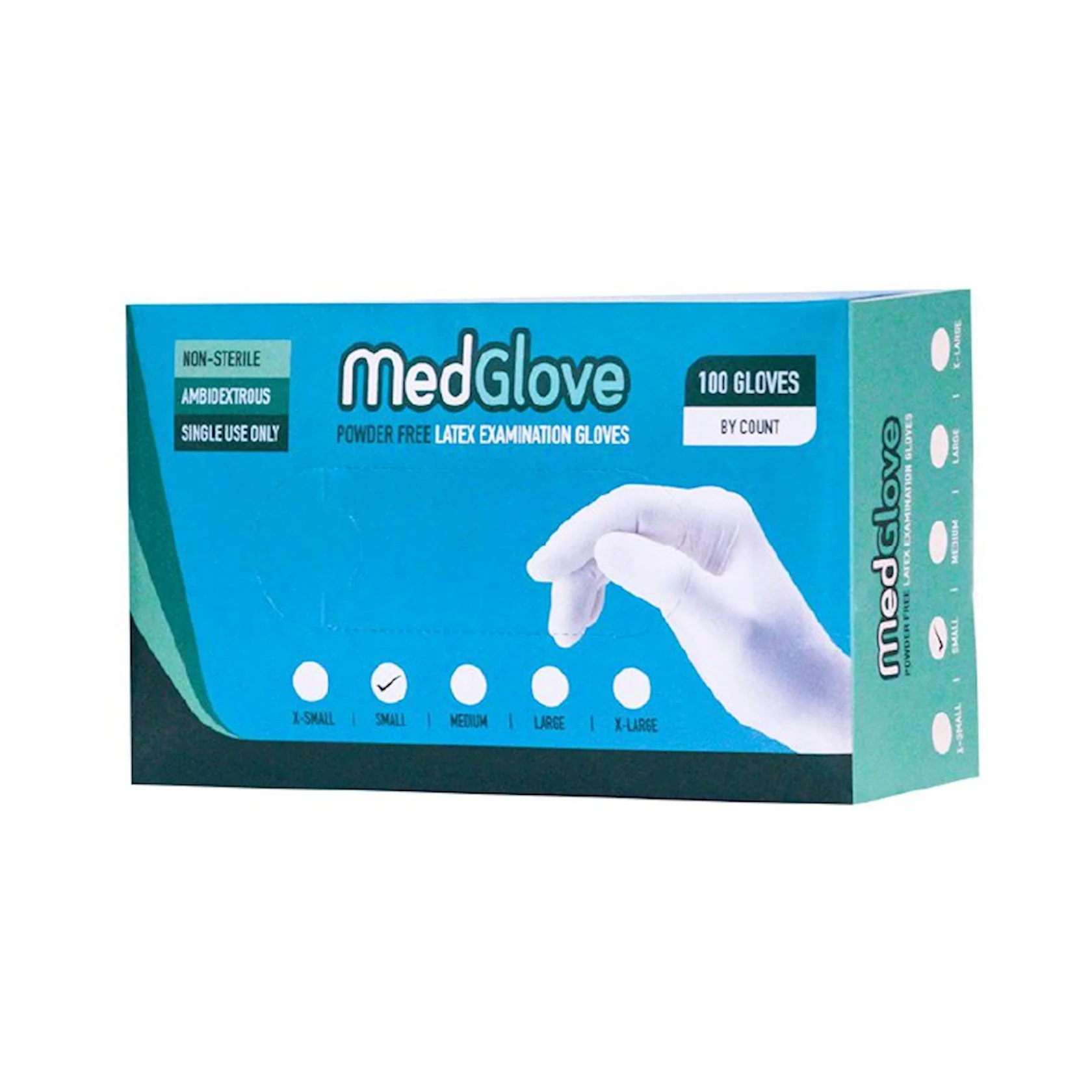 Əlcək pudrasız ağ XS