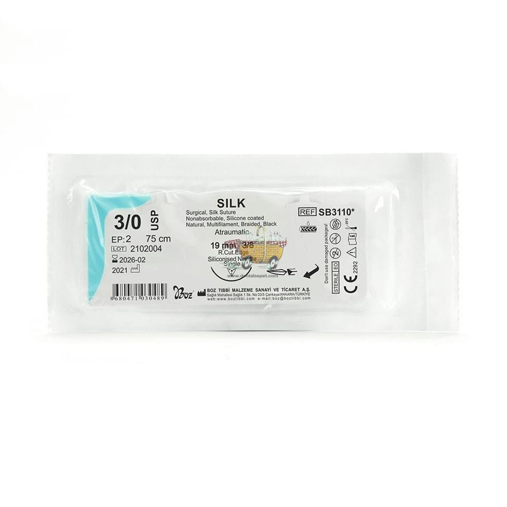 Cərrahi sap ipek (3/0-ədədlə)