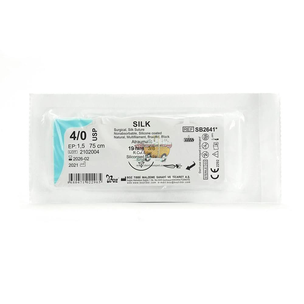 Cərrahi sap ipek (4/0-ədədlə)