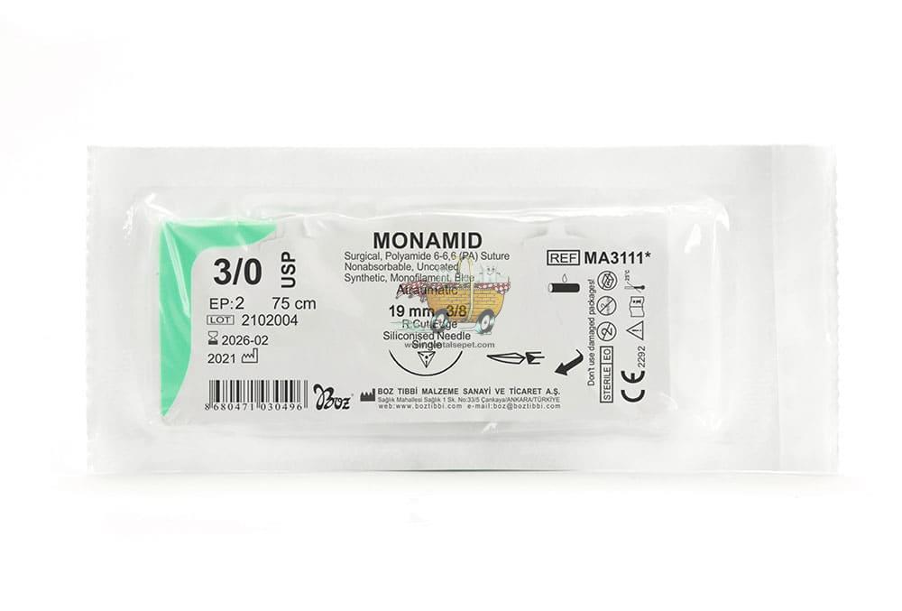 Cərrahi sap jilka (3/0-ədədlə)