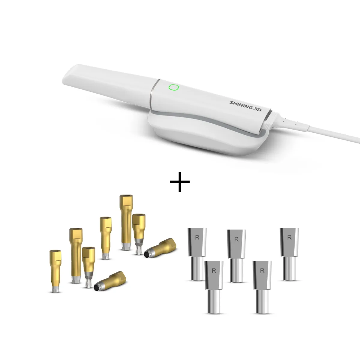 Rəqəmsal Ölçüyə Tam Hazır Paket: Shining 3D ELF + 10 Dəst Digital Komponent