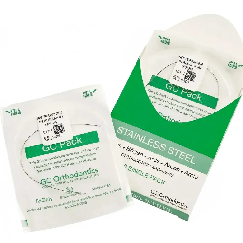 GC Ortho Paslanmaz Polad Rodium Örtülü 17x25 Aşağı
