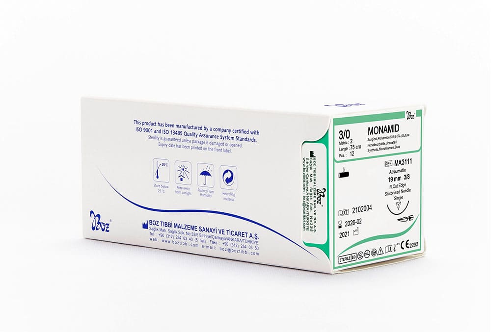 Cərrahi sap jilka (3/0-paçka)