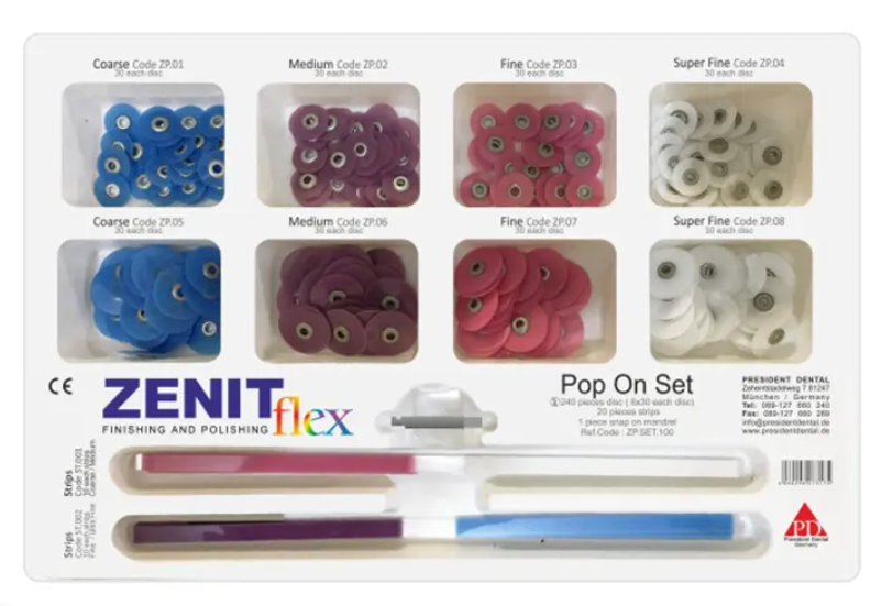 Zenit Flex Pop On – Bitirmə və Parlatma Diskləri Kit