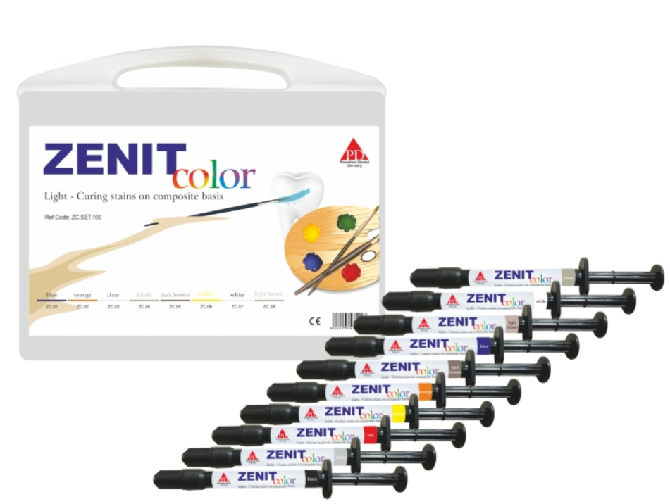 Zenit Color KIT – İşıqla Bərkiyən Kompozit Rəng Materialı