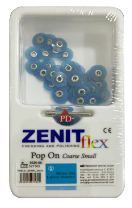 Zenit Flex Pop On Mini, Coarse Small – Bitirmə və Parlatma Disk Sistemi