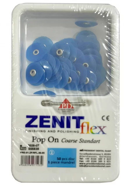 Zenit Flex Pop On Mini, Coarse Standart – Bitirmə və Parlatma Disk Sistemi