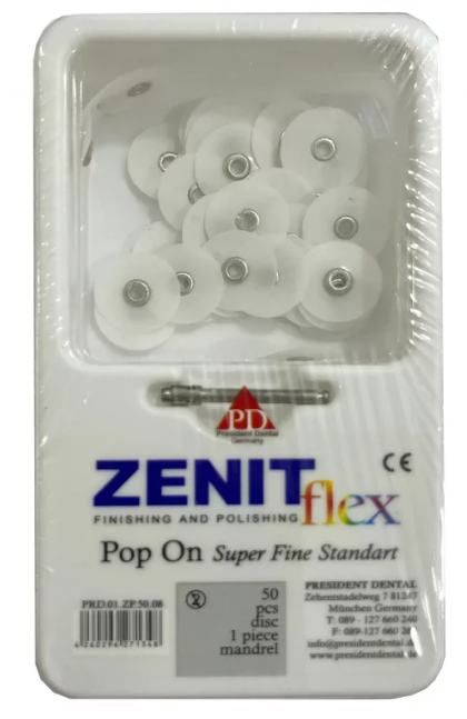 Zenit Flex Pop On Mini, Super Fine Standart– Bitirmə və Parlatma Disk Sistemi