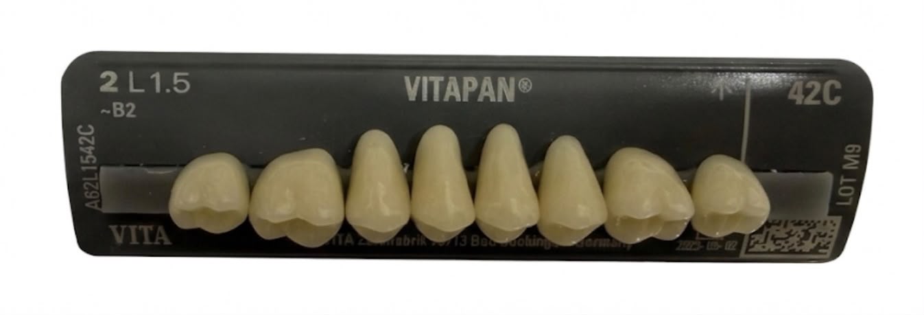 VITA VITAPAN 42C (2L1.5 / B2) – Arxa Süni Diş Dəsti