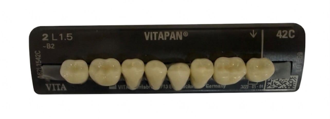 VITA VITAPAN 42C (2L1.5 / B2) – Arxa Süni Diş Dəsti