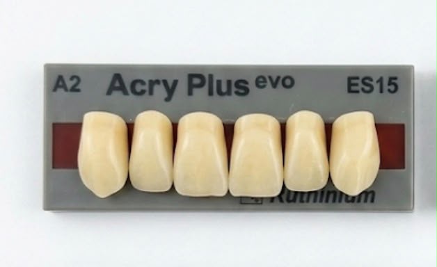 Ruthinium Acry Plus Evo ES15 A2 – Ön Süni Diş Dəsti