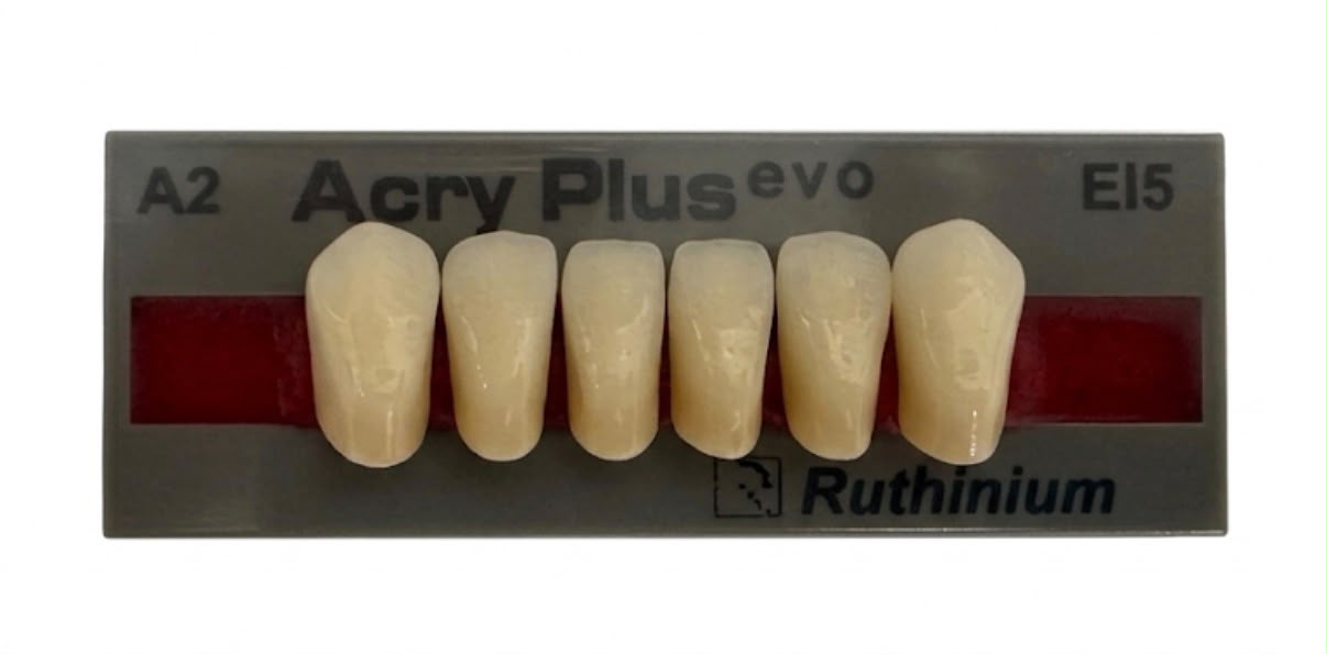 Ruthinium Acry Plus Evo EI5 A2 – Ön Süni Diş Dəsti