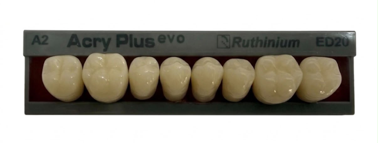 Ruthinium Acry Plus Evo ED20 A2 – Arxa Süni Diş Dəsti